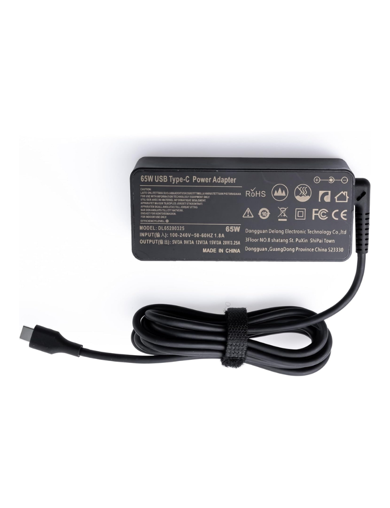 Generic UK Chrome Charger 65 Watt Type-C