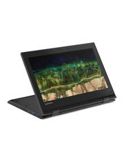 LENOVO CHROME BOOKS 500e 11" Intel Celeron N4100 Touch 2in1 2019 4GB 32GB SSD Black AB